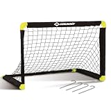 Schildkröt faltbares Fußballtor für Kinder – klappbares Mini-Tor 90×60×60 cm für drinnen & draußen – leicht & tragbar inkl. Heringen – ideal für Garten, Urlaub, Kinderzimmer & Freizeitspiel