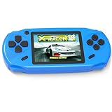 ZHISHAN 16 Bit Handheld Spielkonsole Tragbare Spiele Konsolen inkl.100 Klassische Vintage Video Spielen 3.0 'LCD HD Bildschirm Arcade Erholung System Geburtstagsgeschenk für Kinder (10X Blau)