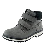 TZJS Unisex Kinder Klassische Stiefel Jungen Mädchen Baby Winterstifel Mit Klettverschluss Wasserdicht Stiefeletten Schneestiefel Arbeitsstiefel Rutschfeste Trekking Winterschuhe 22-35EU