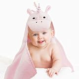 all Kids United® Babyhandtuch mit Kapuze aus 100% Baumwolle Öko-Tex 100 I Kapuzenhandtuch für Babys und Kinder I 76 x 60 cm Frottee Kapuzentuch Baby Badetuch