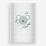 Baby Wickelauflage Wickelmulde Wickelunterlage 50 x 70 cm abwaschbar Wickeltischauflage Wickelaufsatz für Kinderbett Unisex (Koala)