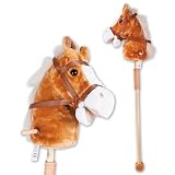 Knorrtoys 40103 - Steckenpferd 'Brauny', Braun, 45 cm