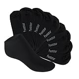 Footstar Kinder Sneaker Socken (10 Paar) - Sneak it! - Schwarz 31-34