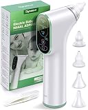 Nasensauger Baby Elektrisch DynaBliss Nasensaug Baby Staubsaug USB Aufladen Medizinisches Silikon mit 3 Saugstärken und 4 Größen Silikon Tipps Tragbar
