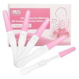 LAOYE 5er Pack Schwangerschaftstest Frühtest Schwangerschaftstests mit HCG Teststreifen, Frühtest Pregnancy Test(25miu/ml)