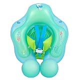 Myir Schwimmring Baby, Aufblasbare Baby Schwimmsitz Schwimmhilfe Swimtrainer Schwimmtrainer Kinder Kleinkind Schwimmreifen Float (Blau, S,3 Monate-1 Jahre)