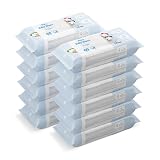 by Amazon Disney Pure Babyfeuchttücher, 100% Pflanzliche Fasern, 99% Wasser, 720 Tücher, Unparfümiert, 12 Packungen à 60 Stück