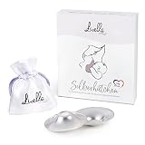 Livella | Silberhütchen - Schützt und beruhigt bei wunden und empfindlichen Brustwarzen - Medizinprodukt Made in Germany - Stillhütchen 2 Stück - massives 999 Silber - Frei von Kupfer Nickel