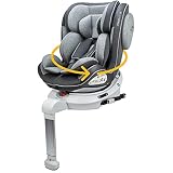Osann Four360 SL Kinderautositz mit Standfuß Gruppe 0+/1/2/3 (0-36 Kg) Reboarder - Universe Grey