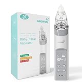 Nasensauger Baby | Nasensauger Baby Elektrisch|Nasensauger Kinder Staubsauger Säuglinge Wiederaufladbar, Mit 3 SaugstäRken Musik & Licht Beruhigender Funktion Und 3 GrößEn Silikon Tipps
