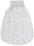 TupTam Unisex Baby Strampelsack mit breitem Bund Unwattiert, Farbe: Giraffe, Größe: 0-6 Monate