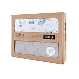 LULANDO Babydecke Kuscheldecke Krabbeldecke aus 100% Baumwolle, antiallergisch, Standard 100 von Oeko-Tex, hergestellt in der EU,(100x75 cm). Kuschelige Lieblingsdecke für Ihr Baby.