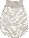 Schnizler Unisex Baby Strampelsack Ringel 800712, 2 - Natur, Einheitsgröße