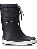 Aigle Unisex-Kinder Giboulée Gummistiefel Blau (Marine/Blanc) 28 EU