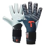 T1TAN Petrol Beast 2.0 Torwarthandschuhe mit Fingerschutz, Fußballhandschuhe Herren & Damen - 4mm Aqua Grip - Gr. 6