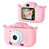 Kinder Kamera, 2.0”Display Digitalkamera Kinder ，Geschenke für 3 4 5 6 8 7 9 10 11 12Jahre Jungen und mädchen, 1080P HD Anti-Drop Fotoapparat Kinder für Geburtstagsgeschenk Weihnachten Spielzeug