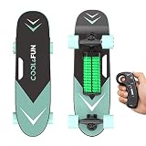 Elektro Skateboard mit Ferngesteuertem Longboard Skateboard für Kinder, Elektrisches Skateboard mit Motor, E-Skateboard Zwei Geschwindigkeitsmodi