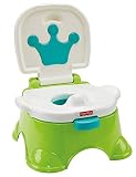 Fisher Price DLT00 - Lerntöpfchen und Fußbank, grün, für Babys und Kleinkinder