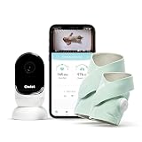 Owlet Duo Plus – Cam und Smart Sock – Babyphone mit HD Videokamera – Nachtsicht und Audio – Herzfrequenz, Sauerstoff- und Schlaftrends (0-5 Jahre) – Mintgrün