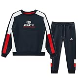 W JIANWANG Herren Jogginganzug Trainingsanzug Sportanzug Fußball Sporthose für Gym Tracksuit Atmungsaktiv Hausanzug