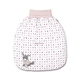 Sterntaler Wattiertes Strampelnest Emmi Girl, Alter: Für Babys ab der Geburt, 48 x 42 cm, Weiß/Rosa
