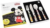 WMF Kinderbesteck DISNEY MICKEY MOUSE 4-teilig ab 3 Jahren Edelstahl rostfrei Cromargan poliert spülmaschinengeeignet farb- und lebensmittelecht