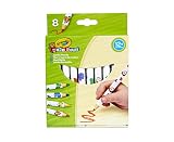 Crayola Mini Kids Buntstifte Kinder, Malstifte Set für Kleinkinder in 8 verschiedenen Farbtönen, Dicke Buntstifte zum Malen, Bastel Set, Stifte mit Gummispitze, Malstifte Kleinkinder ab 1 Jahr