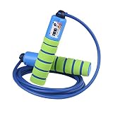 Springseil Speed Rope Mit Zähler Und Komfortablen & Anti-Rutsch Griffen, Licht, Springseile Für Workout, Crossfit, Boxen, Training Und Fitness