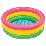 Intex Sunset Glow Baby Pool - Kinder Aufstellpool - Planschbecken - Mehrfarbig - Ø 86 x 25 cm - Für 1-3 Jahre