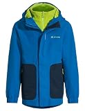 VAUDE Unisex Kinder Kids Campfire 3in1 Jacket Iv, Radiate/green, 134-140 EU