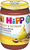 Hipp Pflaume-Birne mit Vollkorn, 6er Pack (6 x 190 g)