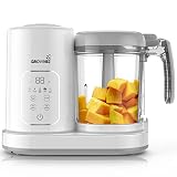 Babynahrungszubereiter | Babybrei Zubereiter | Food Processor Dampfgarer Baby, Konstante Temperatur 24h, Auto Kochen & Zerkleinern