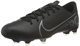 Nike Jungen Vapor 13 Academy Fg/Mg Fu ballschuhe, Schwarz Black Mtlc Cool Grey Chrome 001, 27 EU