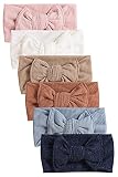 Baby Stirnband mädchen Baby Haarband Baby Stirnbänder Baby Mädchen Haarbänder Baby Hair Bow Stirnband für Säuglingsbabys Neugeborene Kleinkinder Babygeschenke & Taufe Babyschmuck (f03-6)