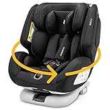 Osann One360 Kindersitz Gruppe 0+/1/2/3 (0 – 36 kg), Reboarder Kinderautositz mit Isofix - All Black