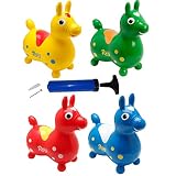Rody Hüpfpferd + inkl. Pumpe von ATC, Sprungpferd Cavallo Ledraplastic Gymnic (grün)