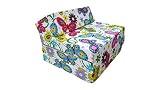 Natalia Spzoo Schlafsessel Klappmatratze Gästebett Bettsessel Schlafsofa Faltmatratze matratze (Garden) 200 x 70 x 10 cm