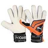PUMA One Grip 1 RC Torwarthandschuhe, White/Shocking Orange/Black/Silver, 7.5