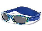 Kiddus Polarisierte Babysonnenbrille für Neugeborene Jungen Mädchen. Von 0 Monaten bis 2 Jahren. 100% Schutz UV400 Sonnenfilter. Silikon-Nasensteg. Verstellbares weiches Band. BPA-Frei. PREMIUM