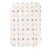 Geuther 5832 Wickelmulde Lilly Passung: 52 x 75 cm Wickelunterlage geeignet für Wickelregal Clarissa und andere Wickeltische erhöhtem Rand und Kopfschutz einfach abwaschbar Stern