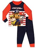 PAW PATROL Schlafanzug | Chase Marshall Rubble | Langarm Schlafanzüge für Jungen | Pyjama Kinder Mehrfarbig 104