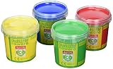ökoNORM 79601 Nawaro Fingerfarben 4er Set A - Rot, Gelb, Grün, Blau, 150 g (4er Pack)