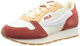 FILA Retroque kids Unisex-Kinder Sneaker, Beige (Antique White/Hot Sauce), 34 EU