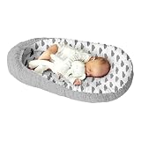 Kuschelnest Babynest Kokon für Babys und Säuglinge, Nestchen, Reisebett, 100% Baumwolle, antiallergisch