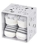 FALKE Unisex Baby Oorstekerring katoen dun effen 1 paar Socken, Weiß (Off-white 2041), 50-56 EU