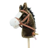 Sweety Toys 5055 Steckenpferd ” My Little Pony” Chocolate, super süss, mit Funktion Gewieher und Galoppgeräusch