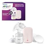 Philips AVENT Elektronische Einzelmilchpumpe - mit der Natural Motion Technologie, komfortables Silikonkissen, individuelles Pausieren der Pumpe, einfache Reinigung und Einrichtung (Modell SCF395/11)