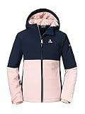 Schöffel Mädchen Ski Jacket Joran G, wasserdichte, atmungsaktive Skijacke, Kinder Winterjacke mit 4-Wege-Stretch und Schneefang, navy blazer, 140