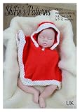 Knitting Pattern - KP159 - baby poncho 4 sizes (English Edition)