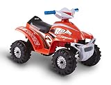 ROLLPLAY Mini Elektro-Quad, Für Kinder ab 1,5 Jahren, Bis max. 18 kg, 6-Volt-Akku, Bis zu 3.2 km/h, Rollplay 6 V Mini-Quad, Rot